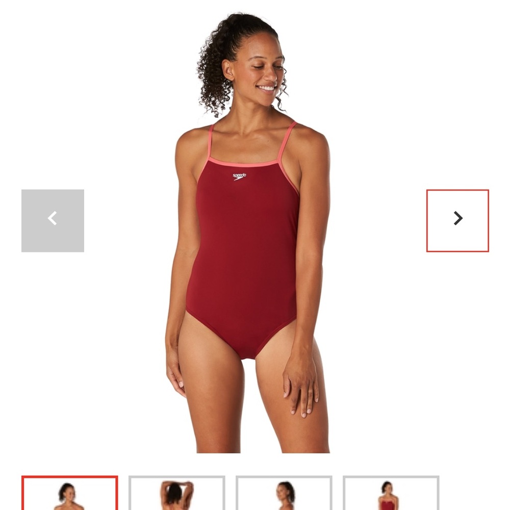 Speedo Women's Red Swimsuit